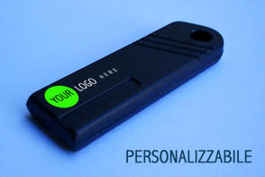 contactless key - la chiave é PERSONALIZZABILE nella forma e nella stampa del logo